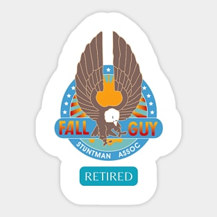 Retired Fall Guy Sticker